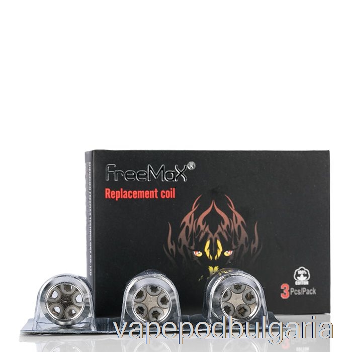 Vape 10000 Дръпки Freemax Fireluke Mesh Pro Replacement Coils 0.15ohm Firelock Duodenary Coils